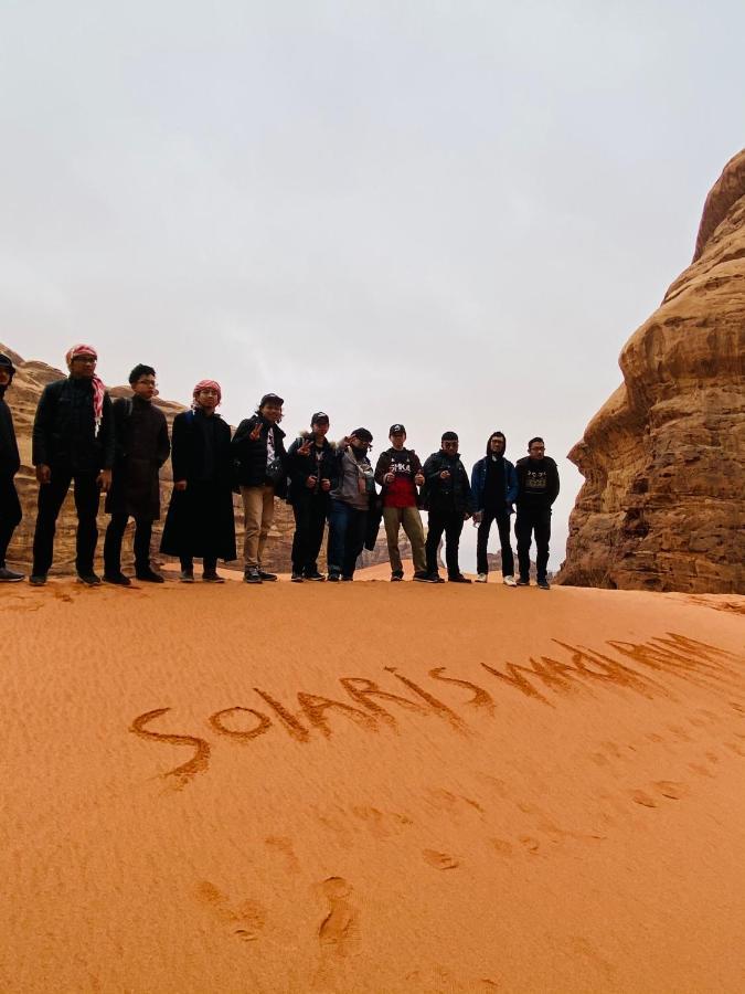 Rum Solaris Bubbles Camp Wadi Rum Exteriör bild